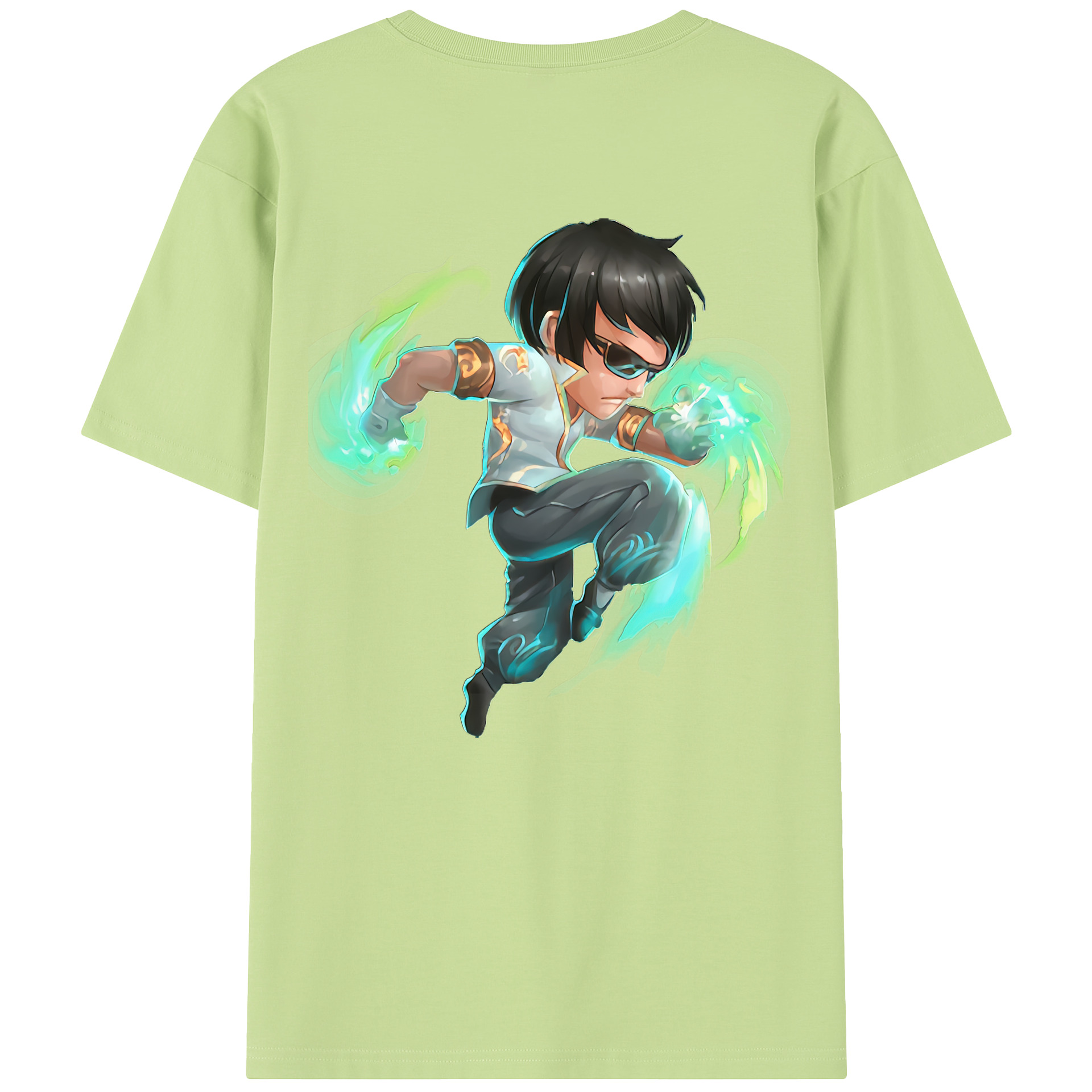 リーグ・オブ・レジェンド League of Legends LOL 綿100％半袖Tシャツ（背面プリント）